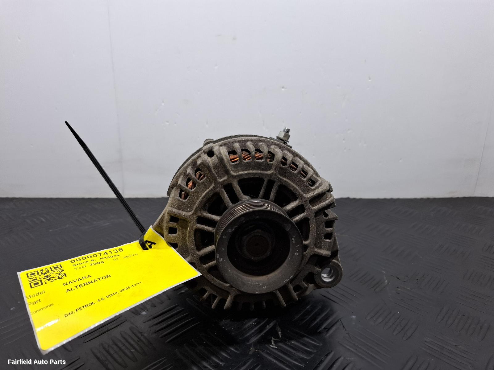 2005-2011 Nissan Navara Alternator
