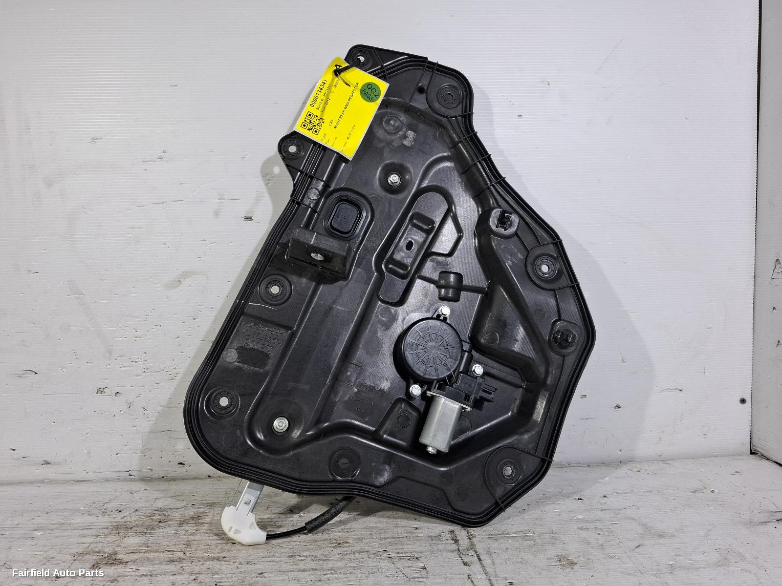 2012-2016 Mazda Cx5 Right Rear Wnd Reg Motor