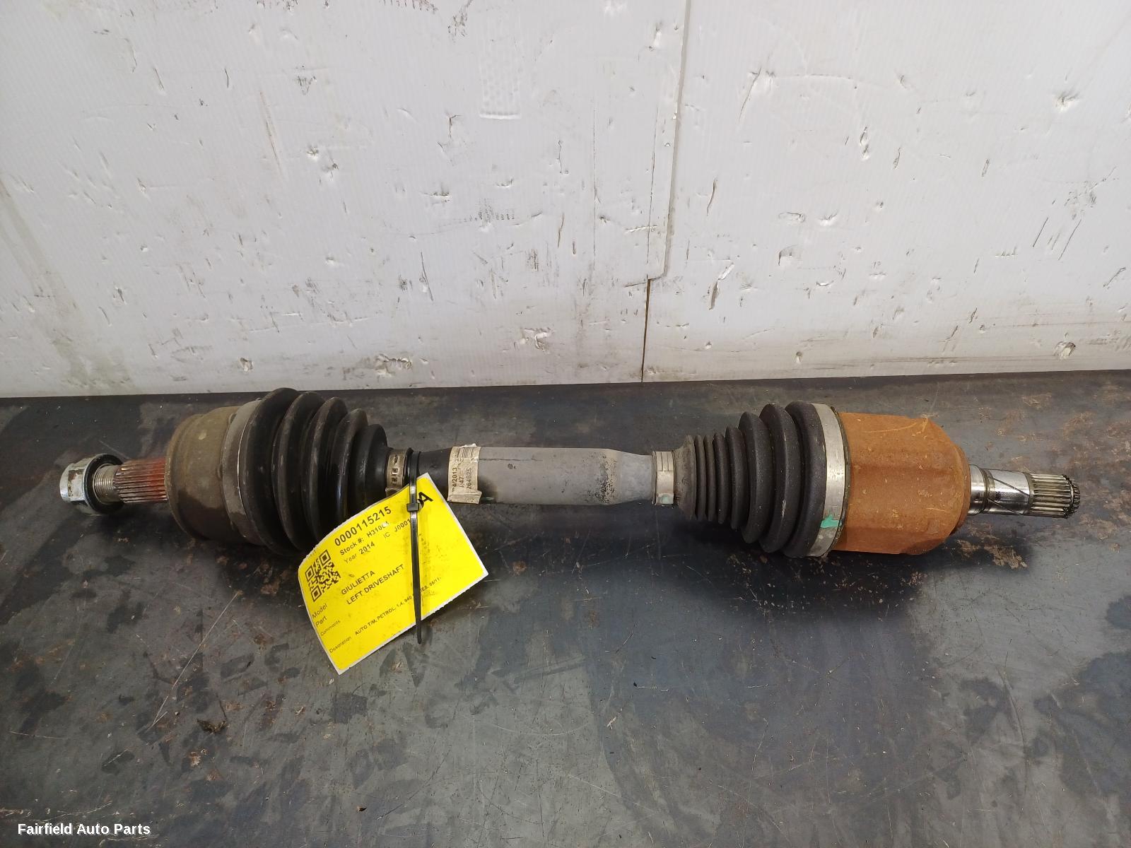 2011-2021 Alfa Romeo Giulietta Left Driveshaft