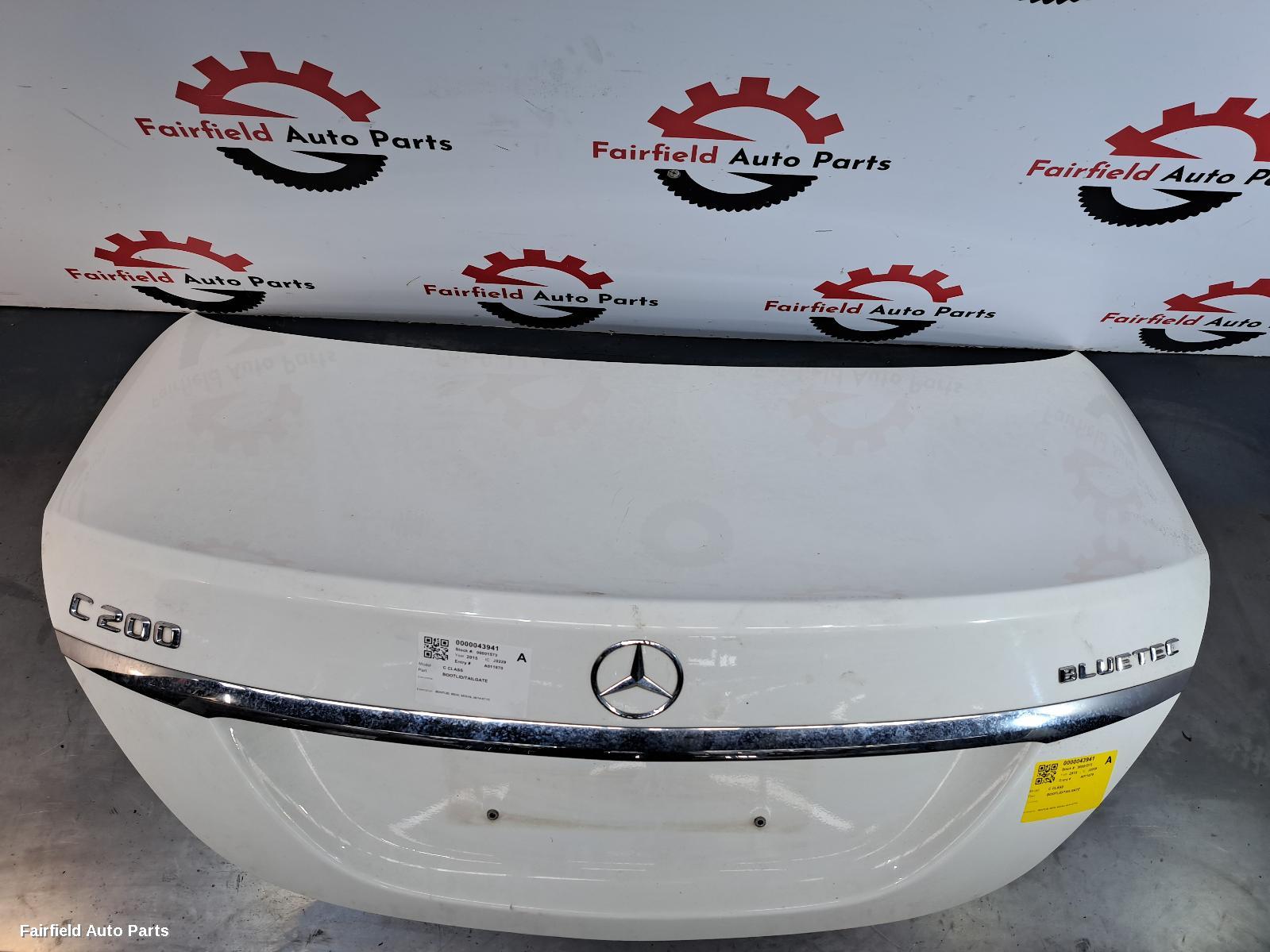 2014-2015 Mercedes C Class Bootlid Tailgate