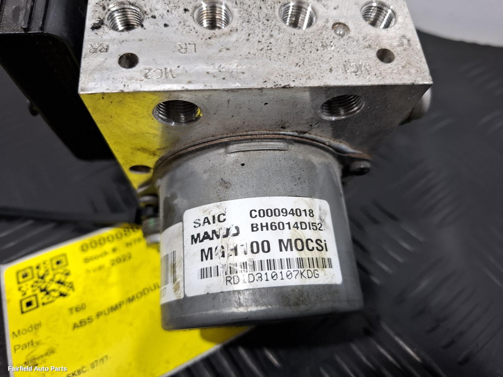 2017-2026 Ldv T60 Abs Pump Modulator