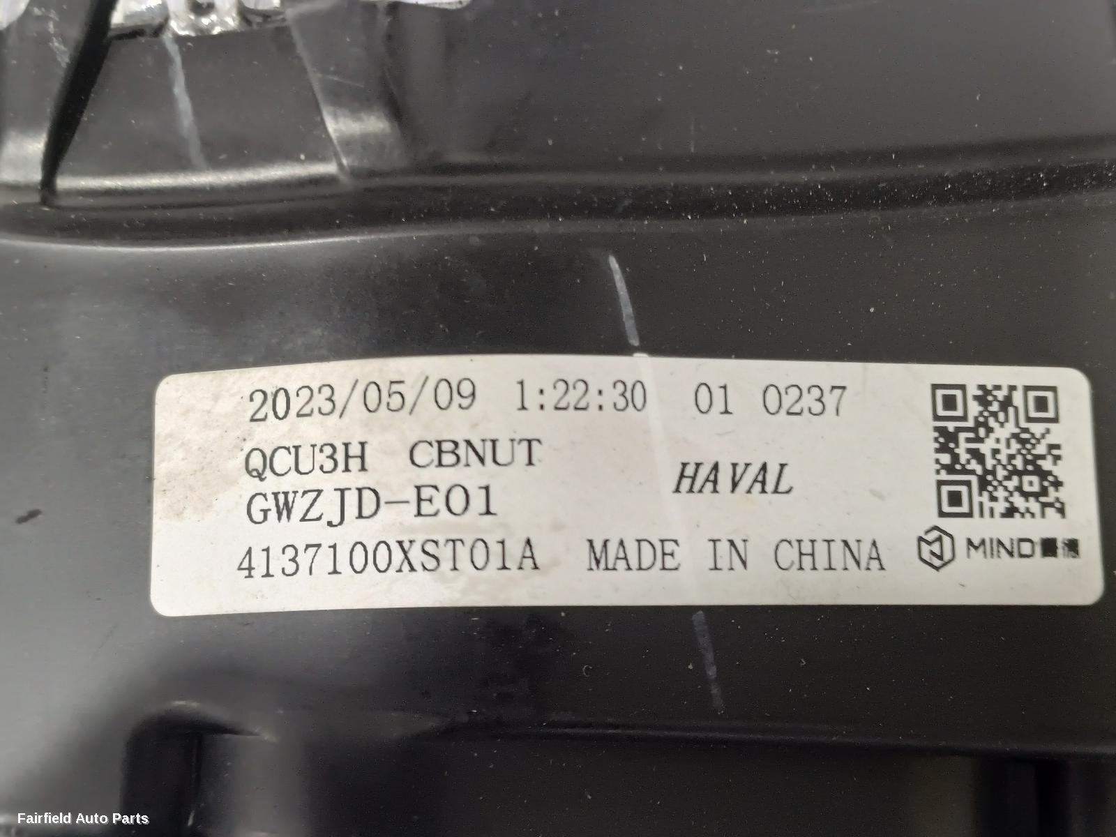 2021-2024 Haval Jolion Left Indicator Fog Side