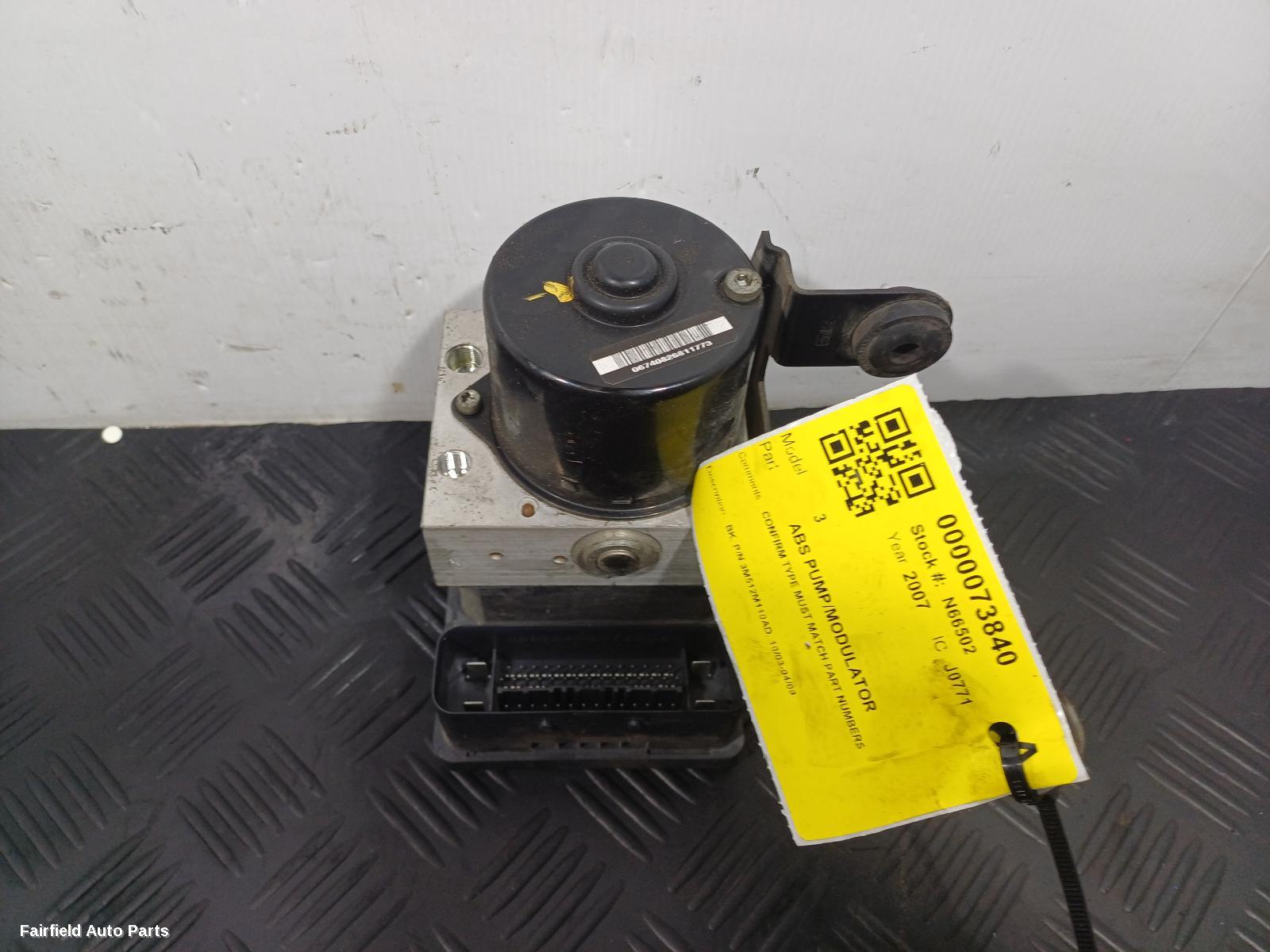 2003-2009 Mazda 3 Abs Pump Modulator