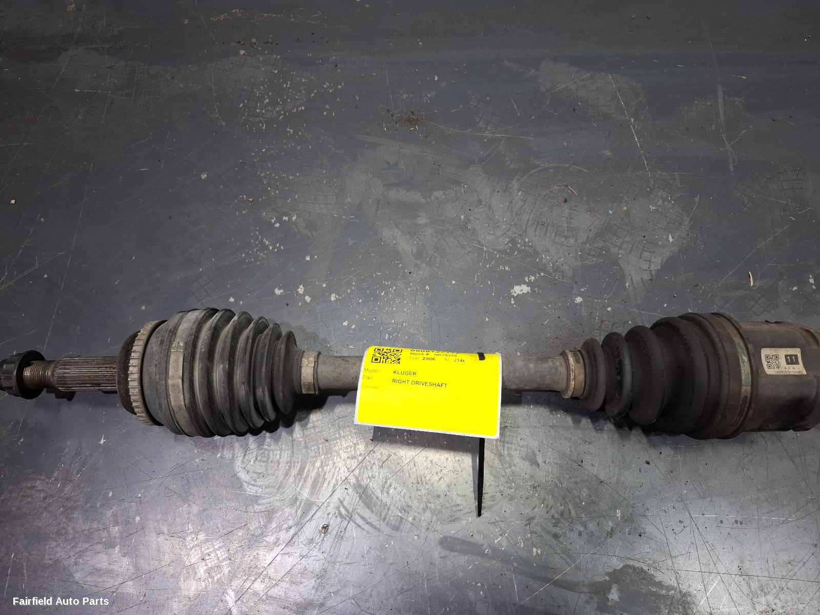 2001-2007 Toyota Kluger Right Driveshaft