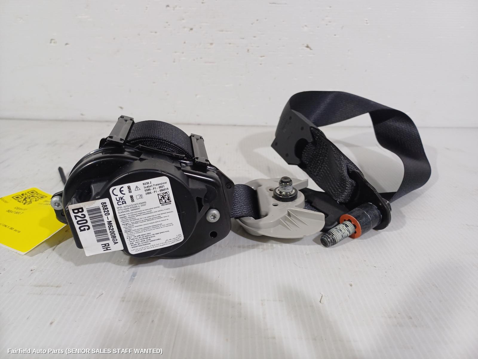 2024 Kia Cerato Seatbelt Stalk