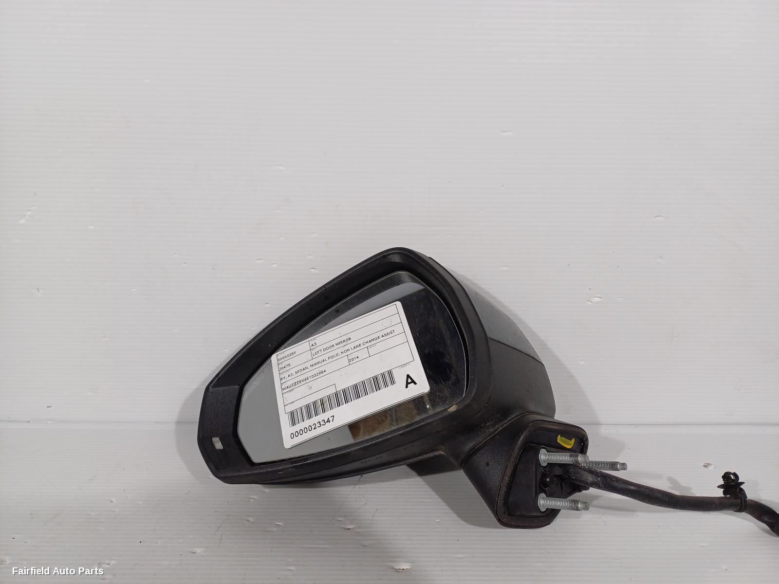 2013-2020 Audi A3 Left Door Mirror