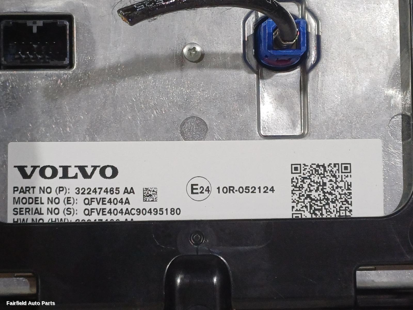 2018-2025 Volvo Xc40 Radio Cd Dvd Sat Tv