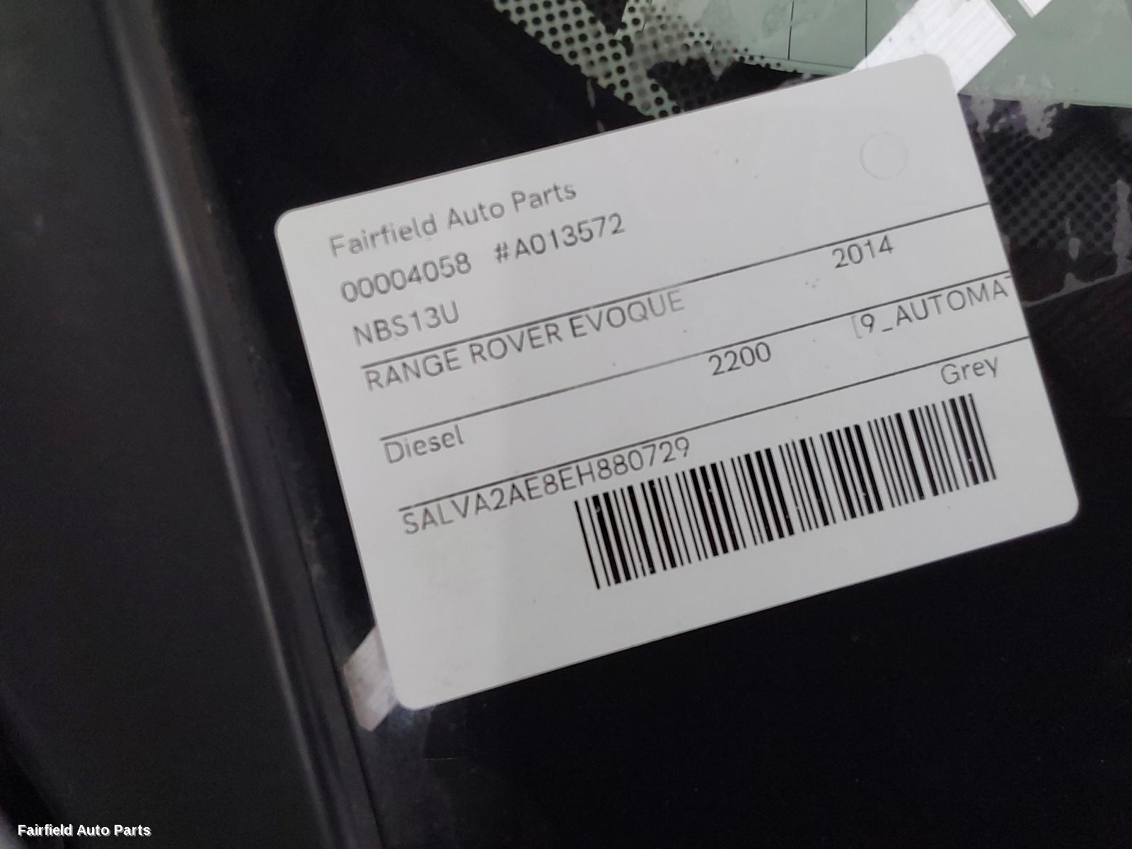 2011-2015 Land Rover Rangerover Evoque Air Cleaner Box
