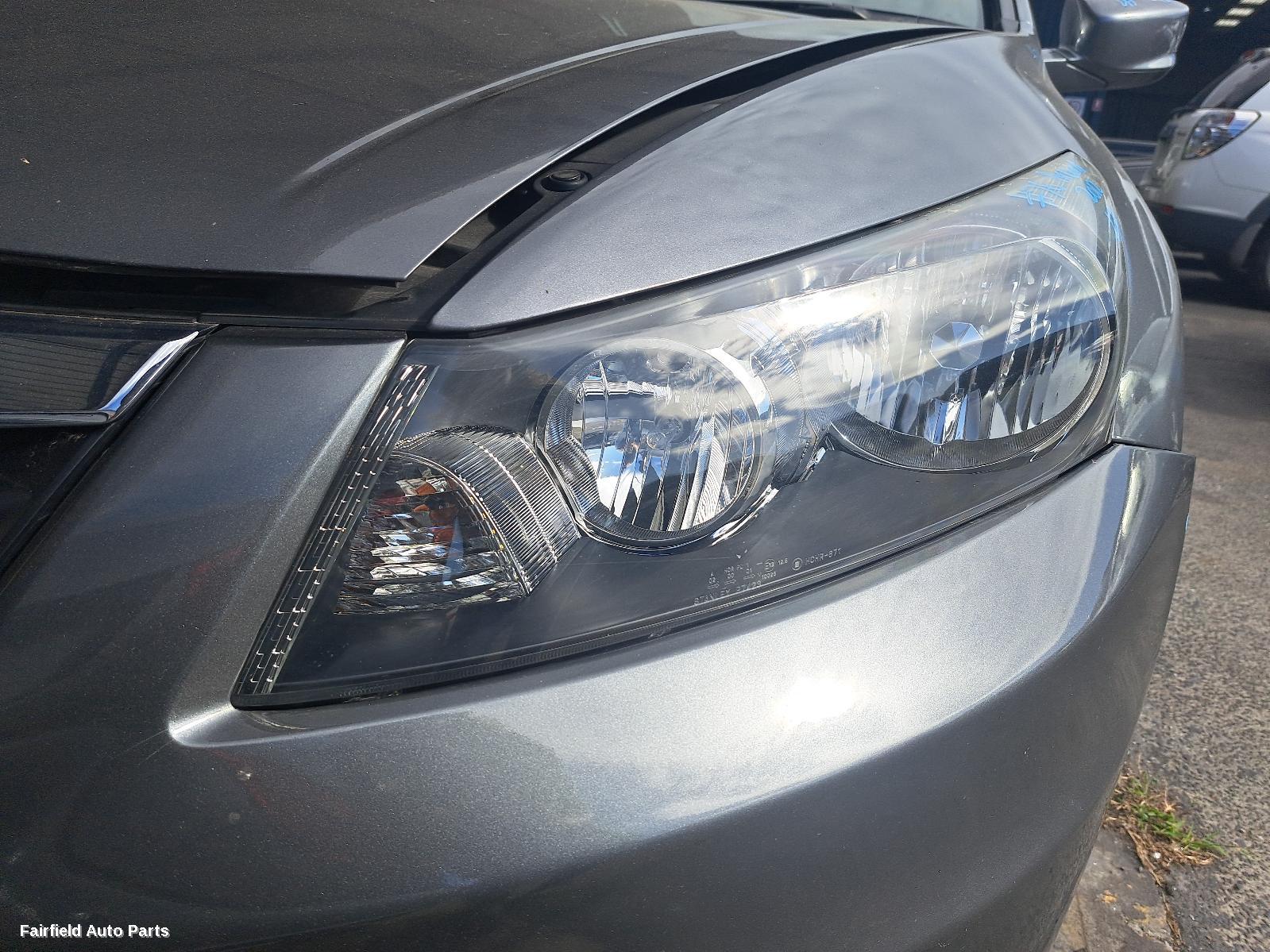2012 Honda Accord Left Headlamp