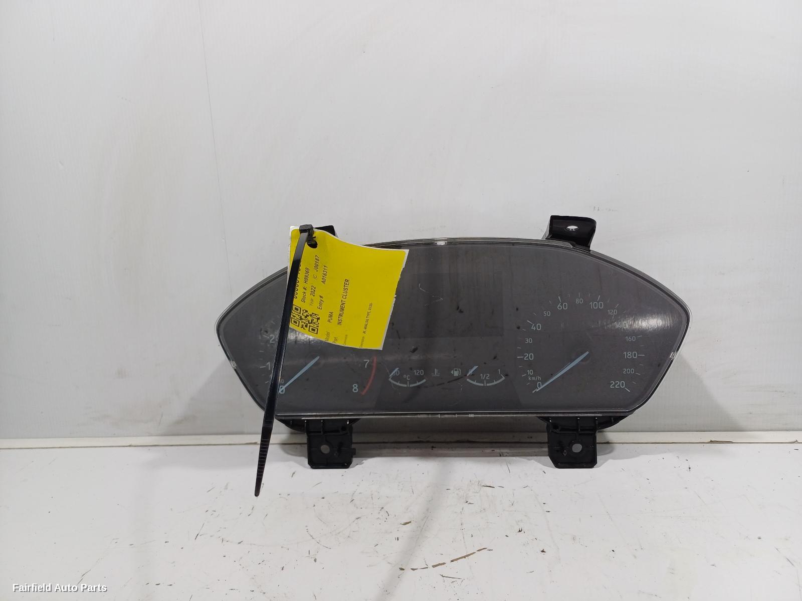 2020-2023 Ford Puma Instrument Cluster
