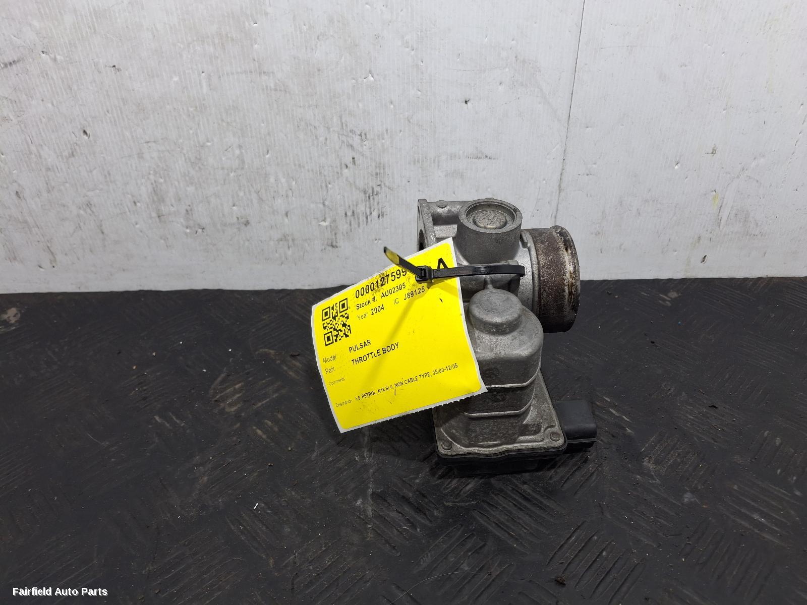 2000-2005 Nissan Pulsar Throttle Body