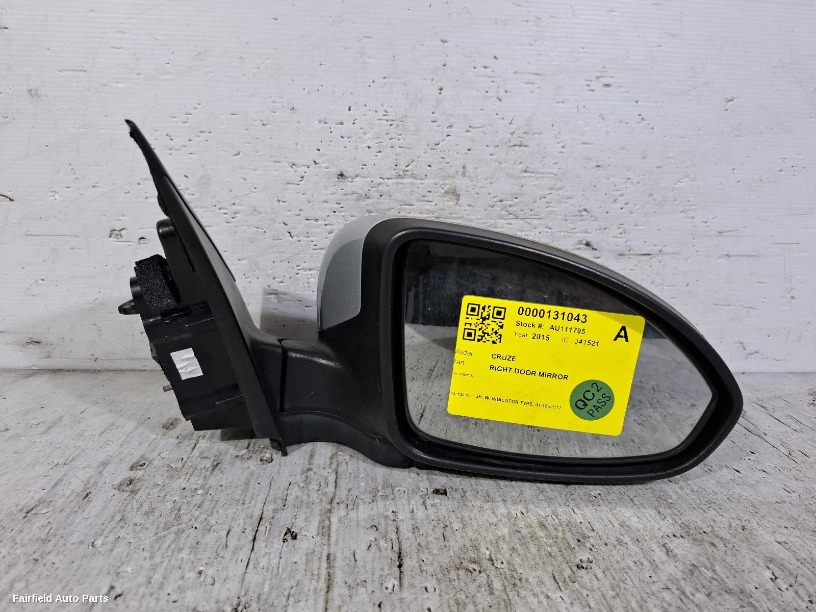 2015-2017 Holden Cruze Right Door Mirror