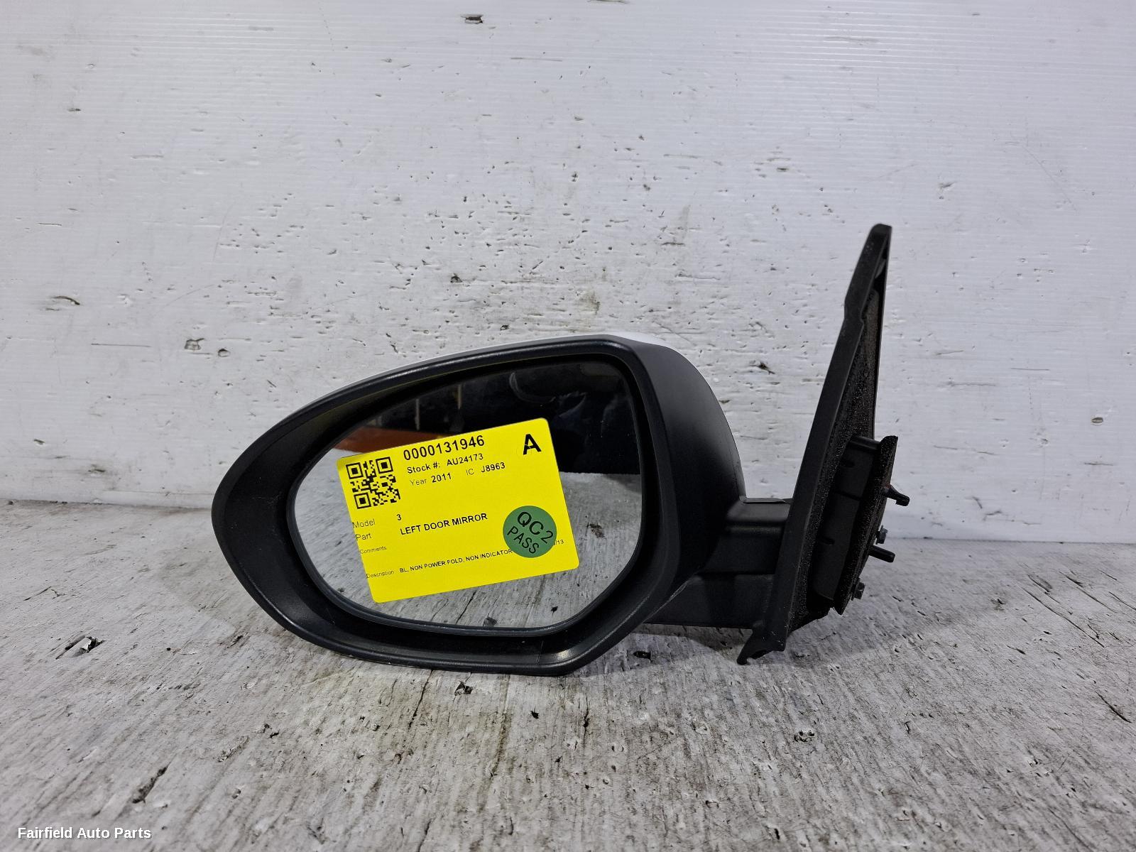 2009-2013 Mazda 3 Left Door Mirror