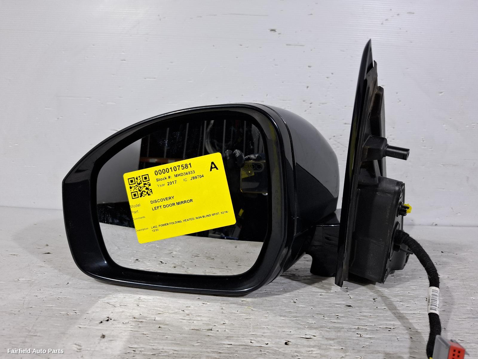 2016-2020 Land Rover Discovery Left Door Mirror
