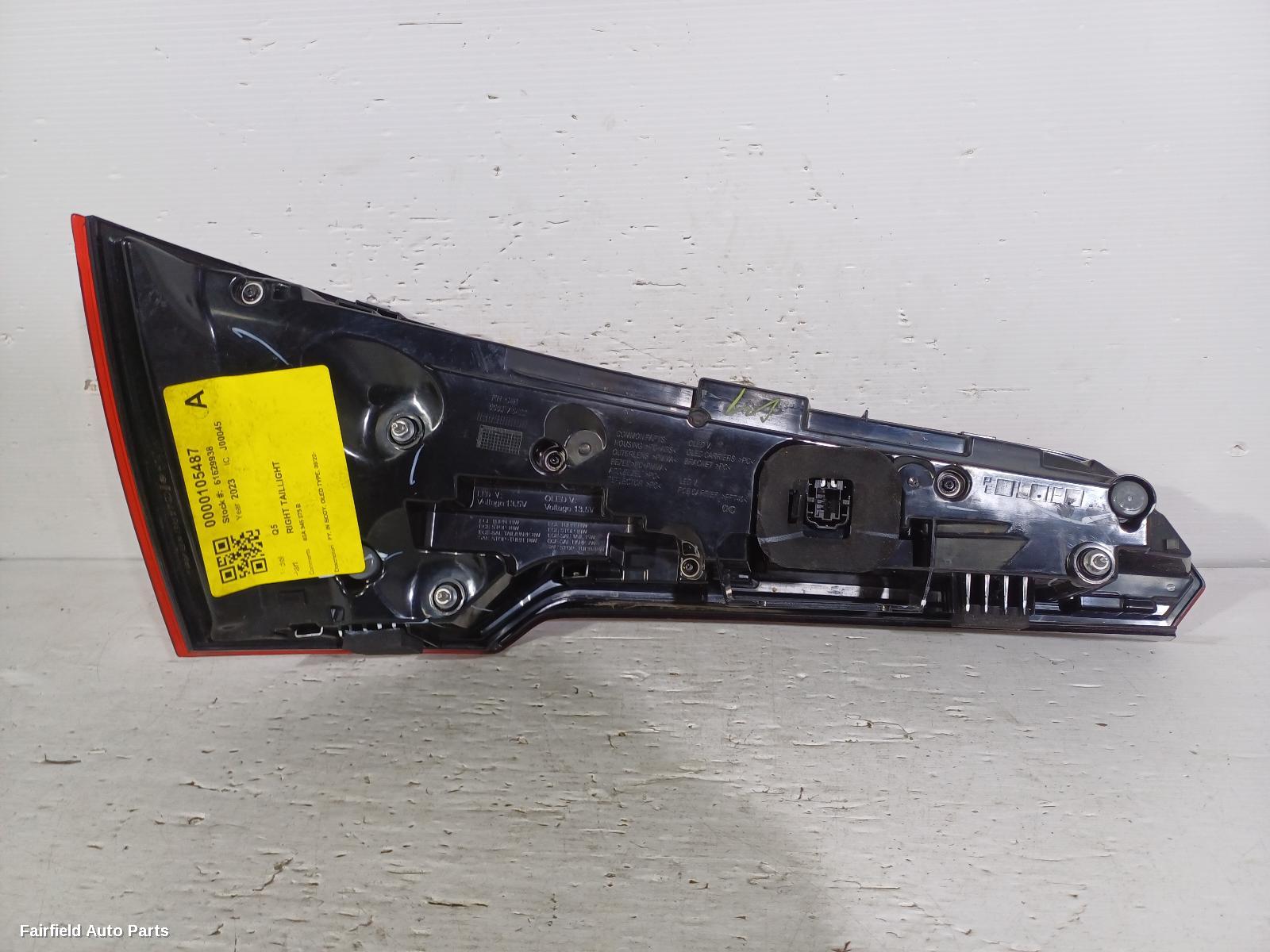 2020-2025 Audi Q5 Right Taillight