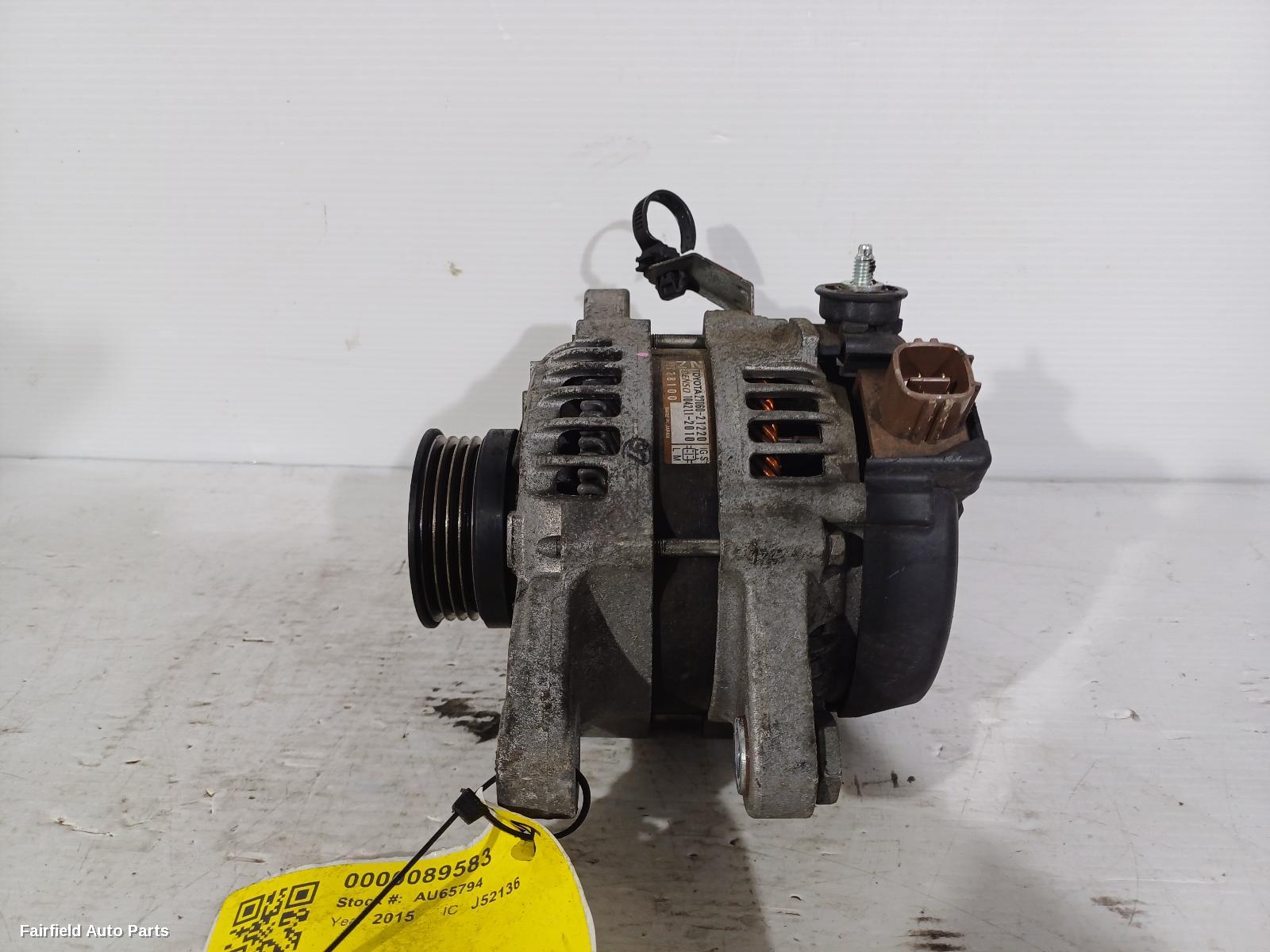 2014-2019 Toyota Yaris Alternator