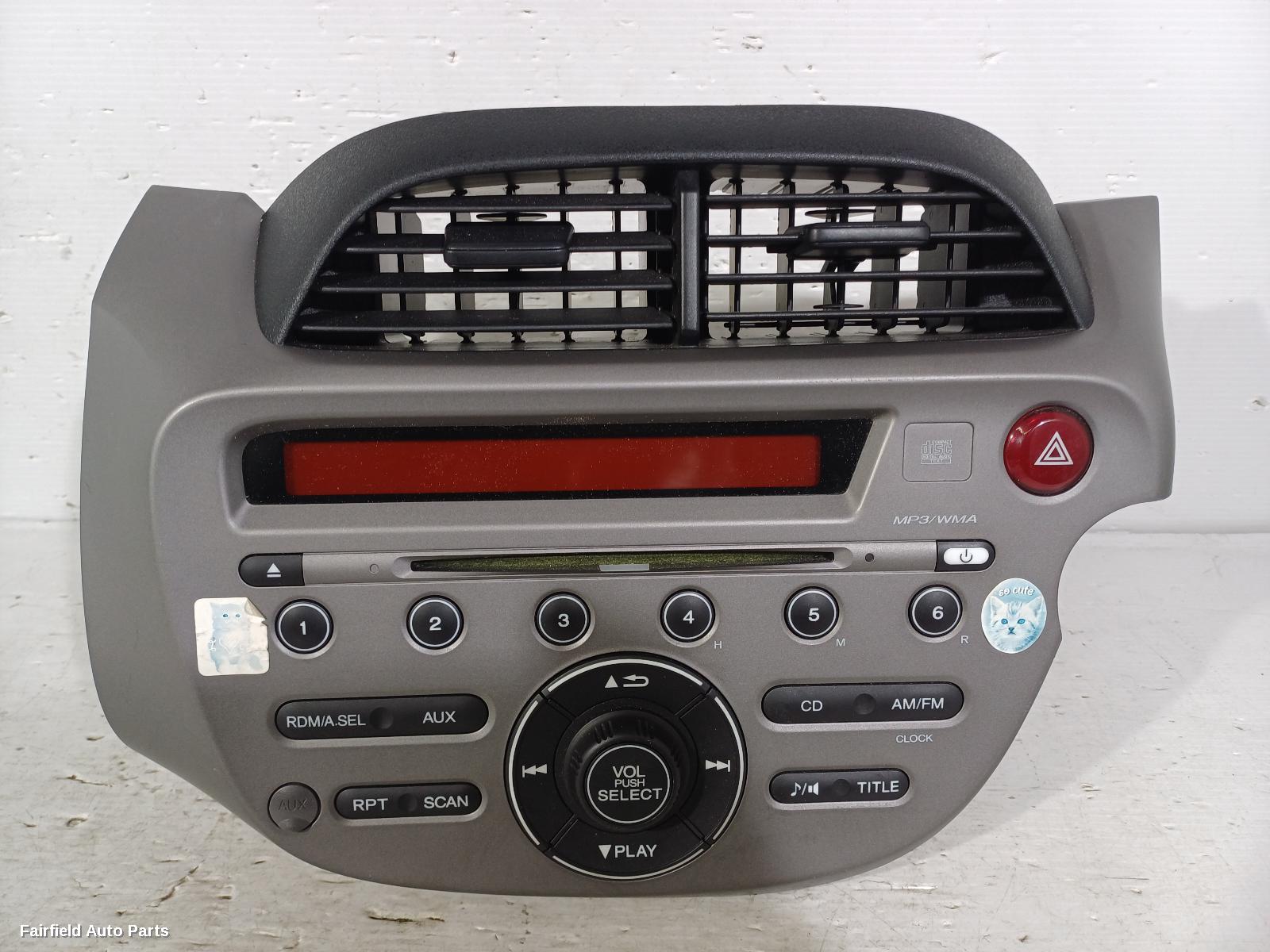 2012 Honda Jazz Radio Cd Dvd Sat Tv