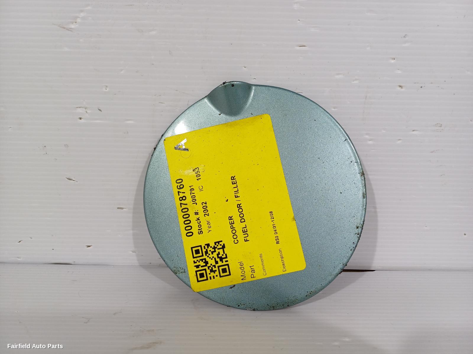 2001-2008 Mini Cooper Fuel Door Filler