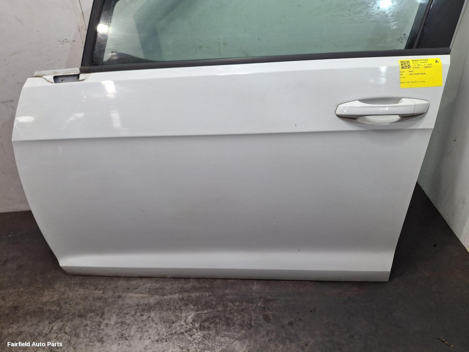 2012-2020 Volkswagen Golf Left Front Door