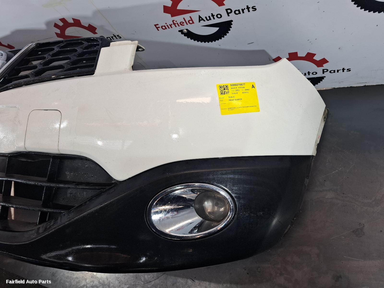 2010-2014 Nissan Dualis Front Bumper