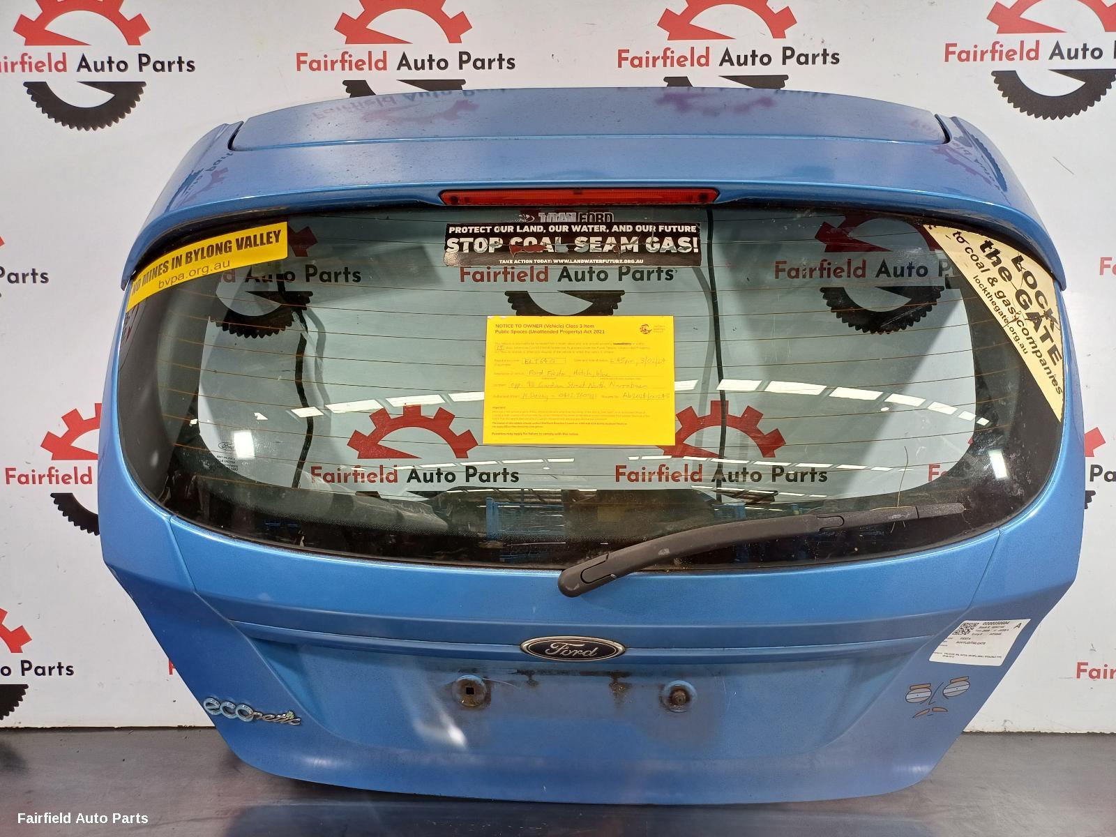 2008-2012 Ford Fiesta Bootlid Tailgate