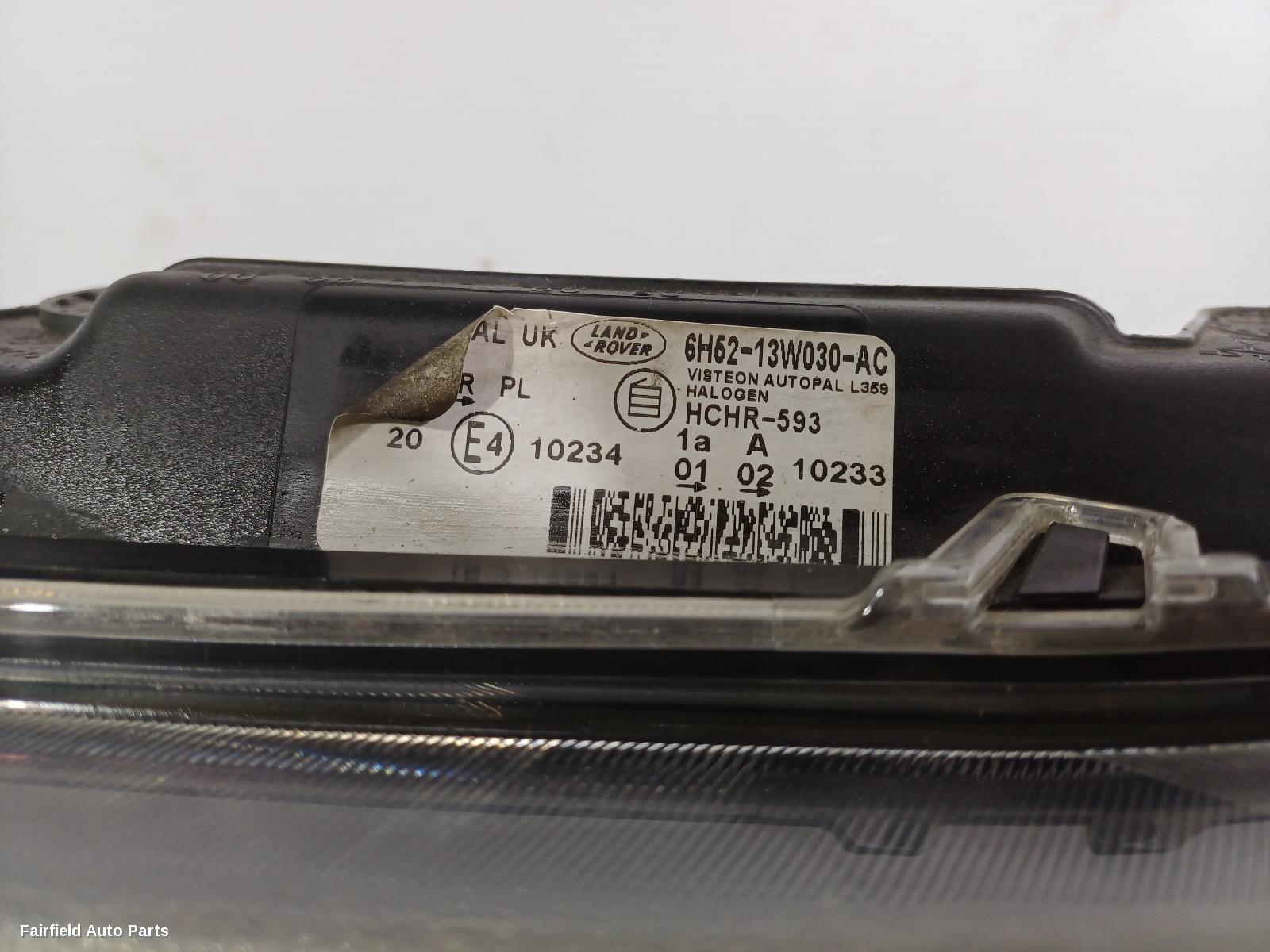 2007-2010 Land Rover Freelander Left Headlamp
