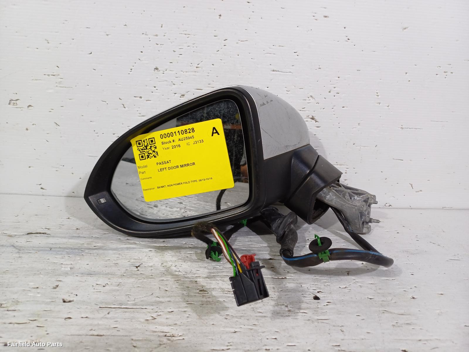 2015-2019 Volkswagen Passat Left Door Mirror