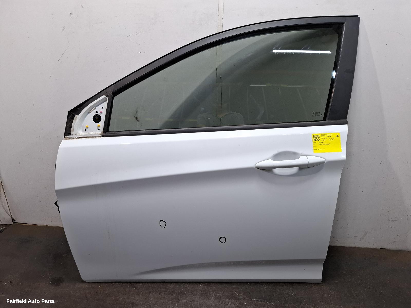 2011-2019 Hyundai Accent Left Front Door