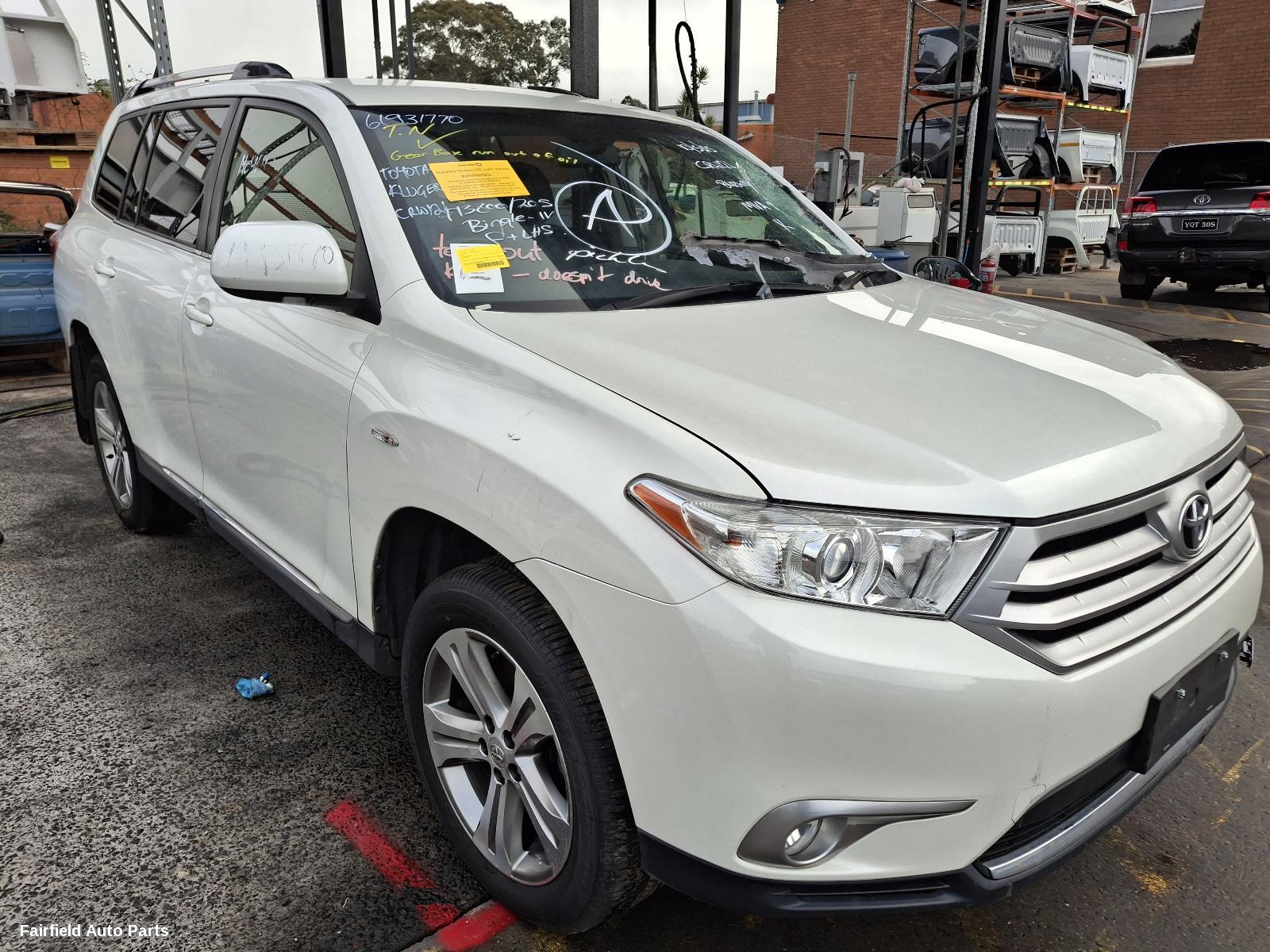 2012 Toyota Kluger A C Condenser
