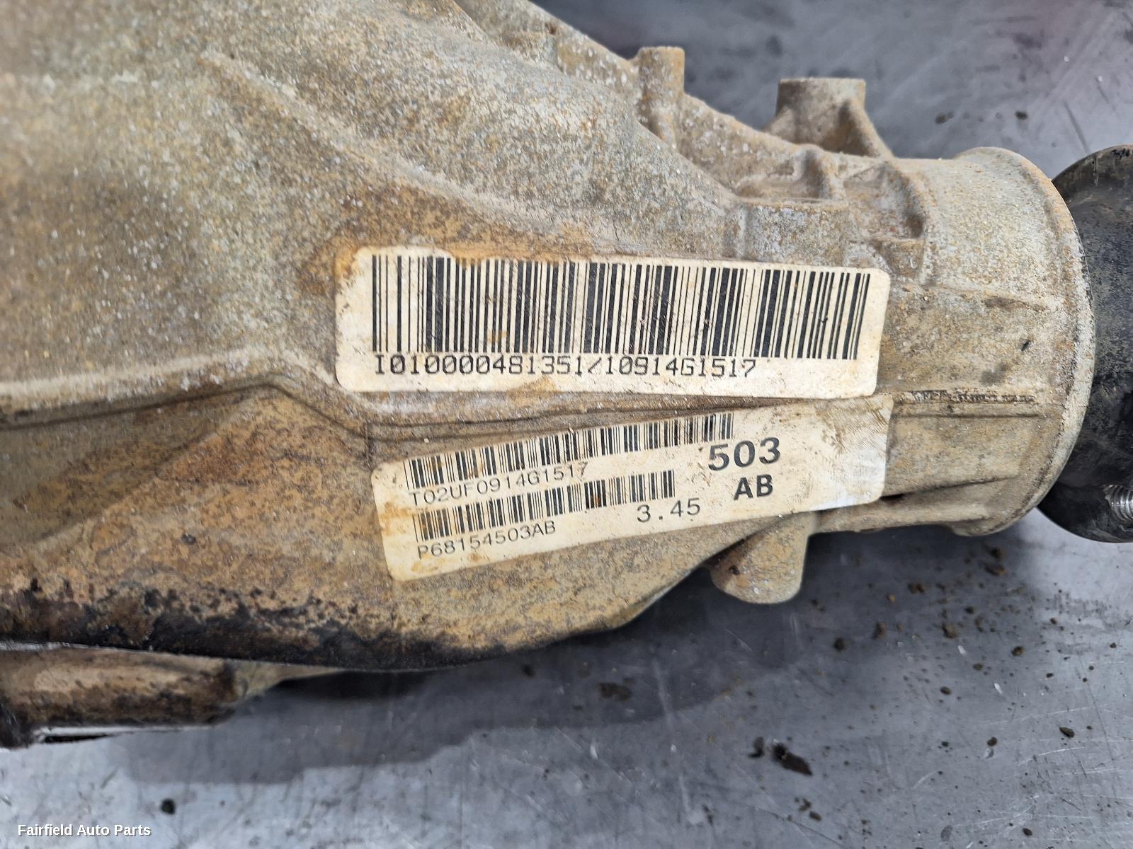2010-2022 Jeep Grandcherokee Differential Centre