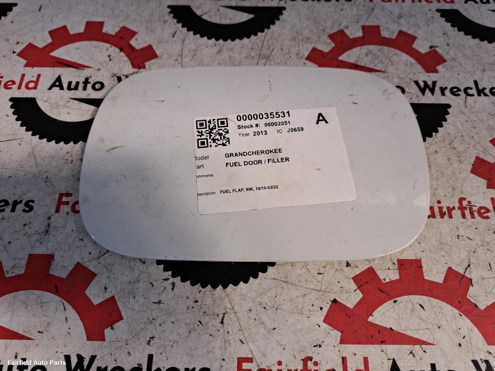 2013 Jeep Grandcherokee Fuel Door Filler