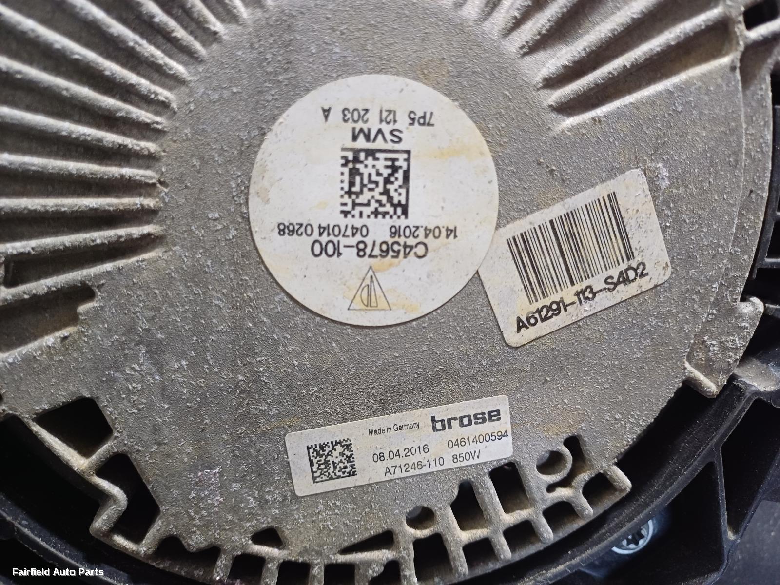 2010-2018 Porsche Cayenne Fan