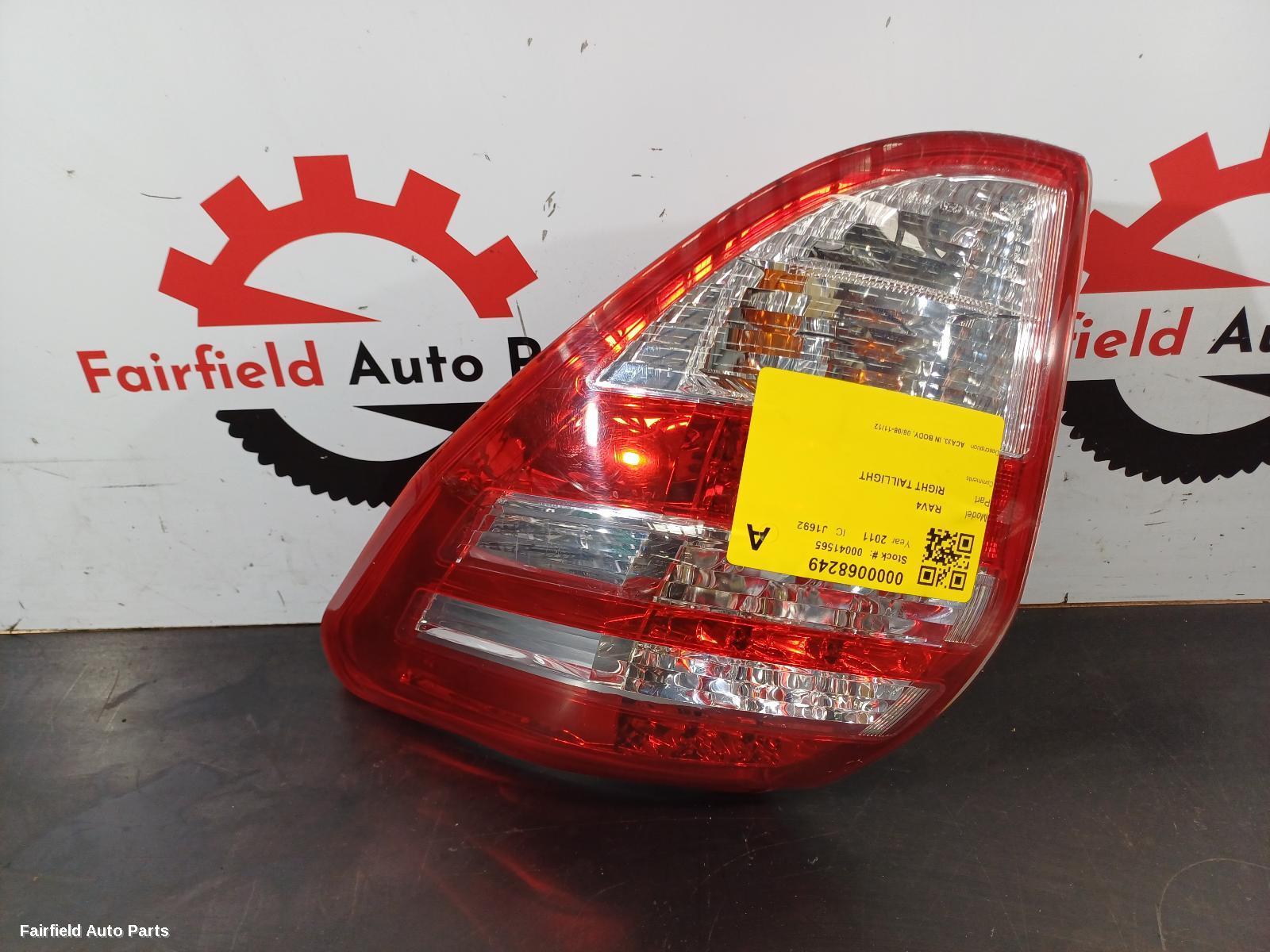 2008-2012 Toyota Rav4 Right Taillight