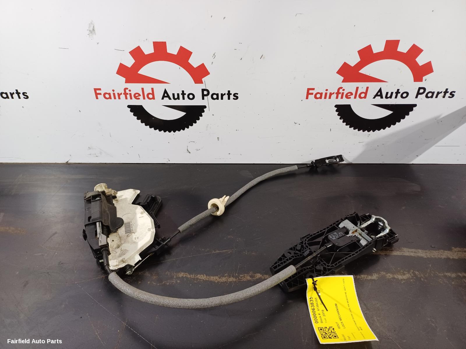2012-2020 Volkswagen Golf Door Boot Gate Lock