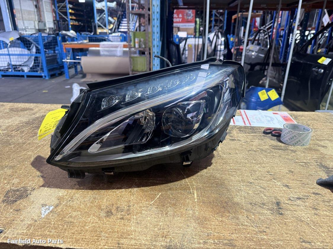 2014-2018 Mercedes C Class Left Headlamp