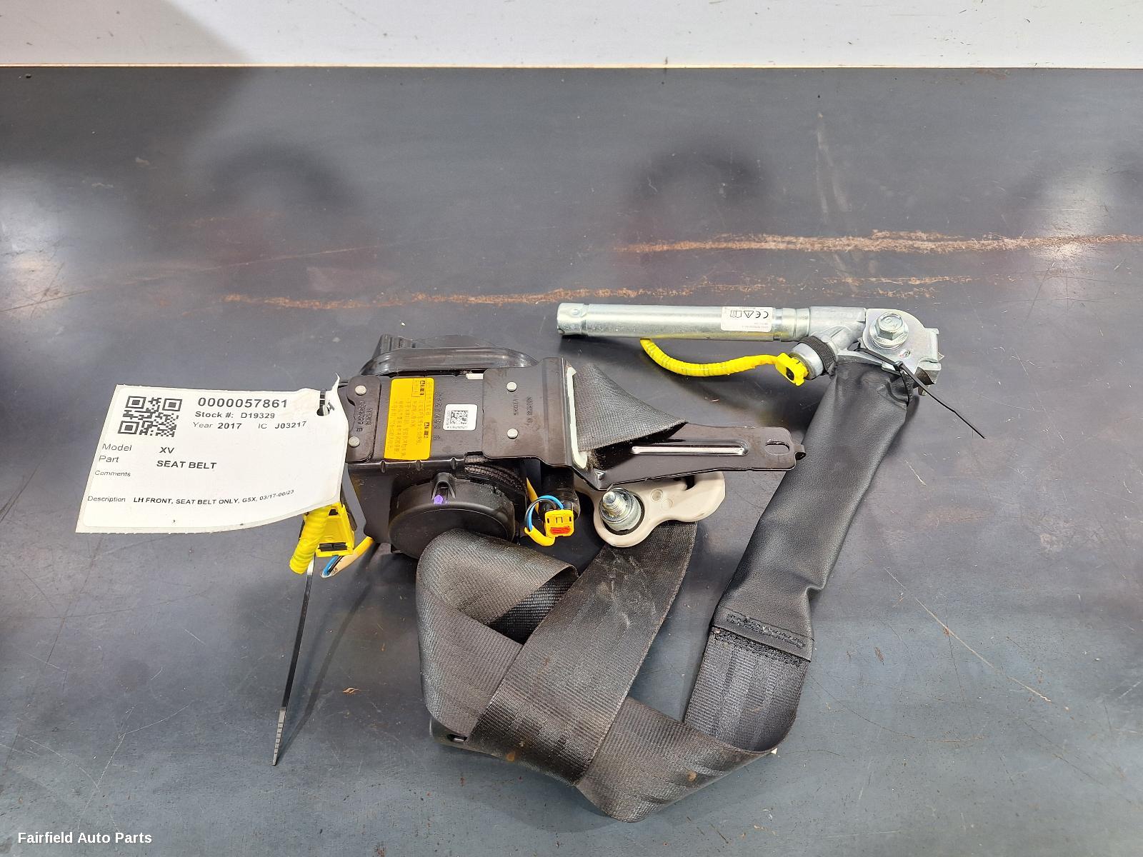 2017-2023 Subaru Xv Seatbelt Stalk
