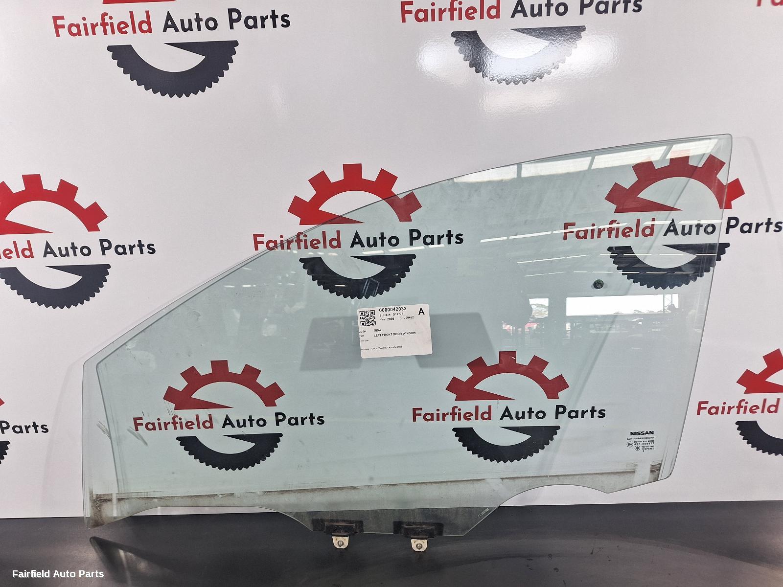 2004-2013 Nissan Tiida Left Front Door Window