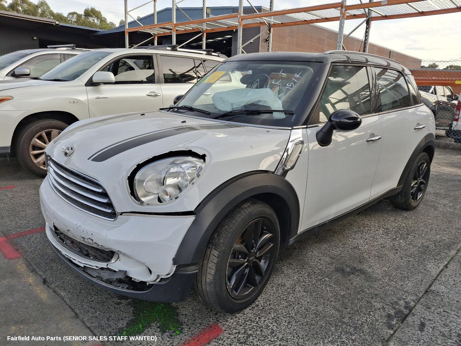 2012 Mini Cooper Left Taillight