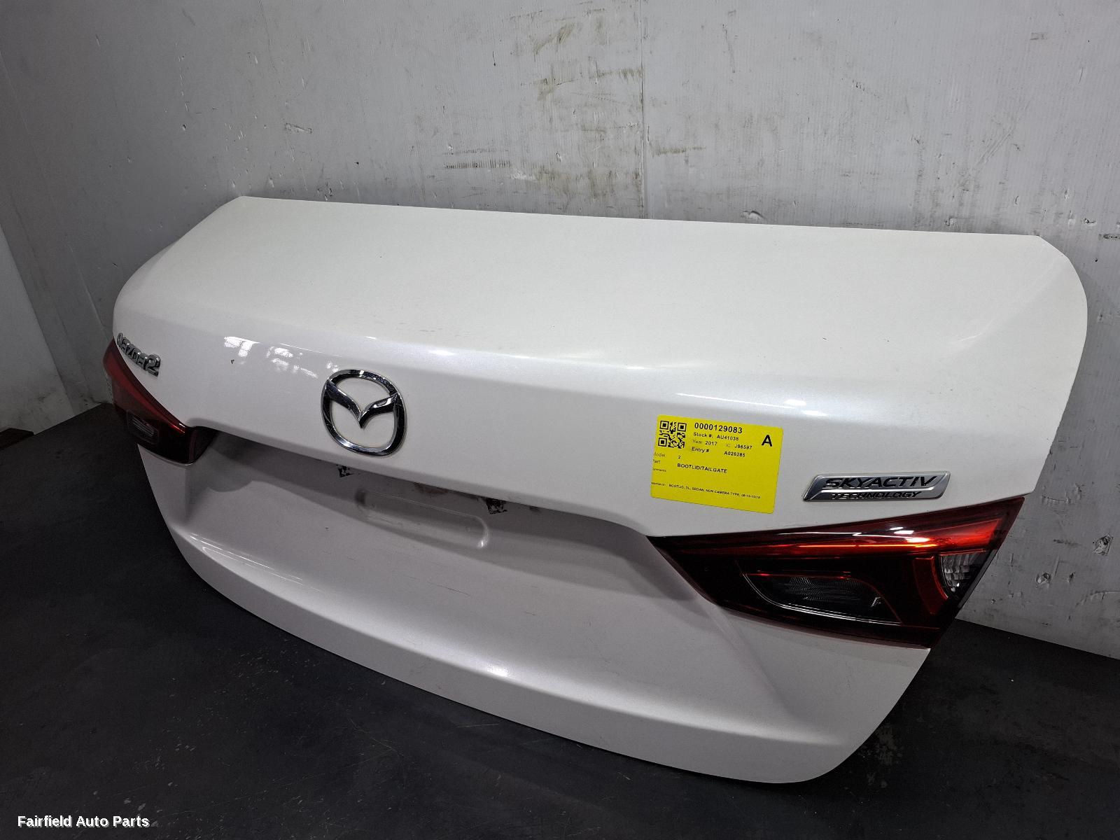 2015-2019 Mazda 2 Bootlid Tailgate