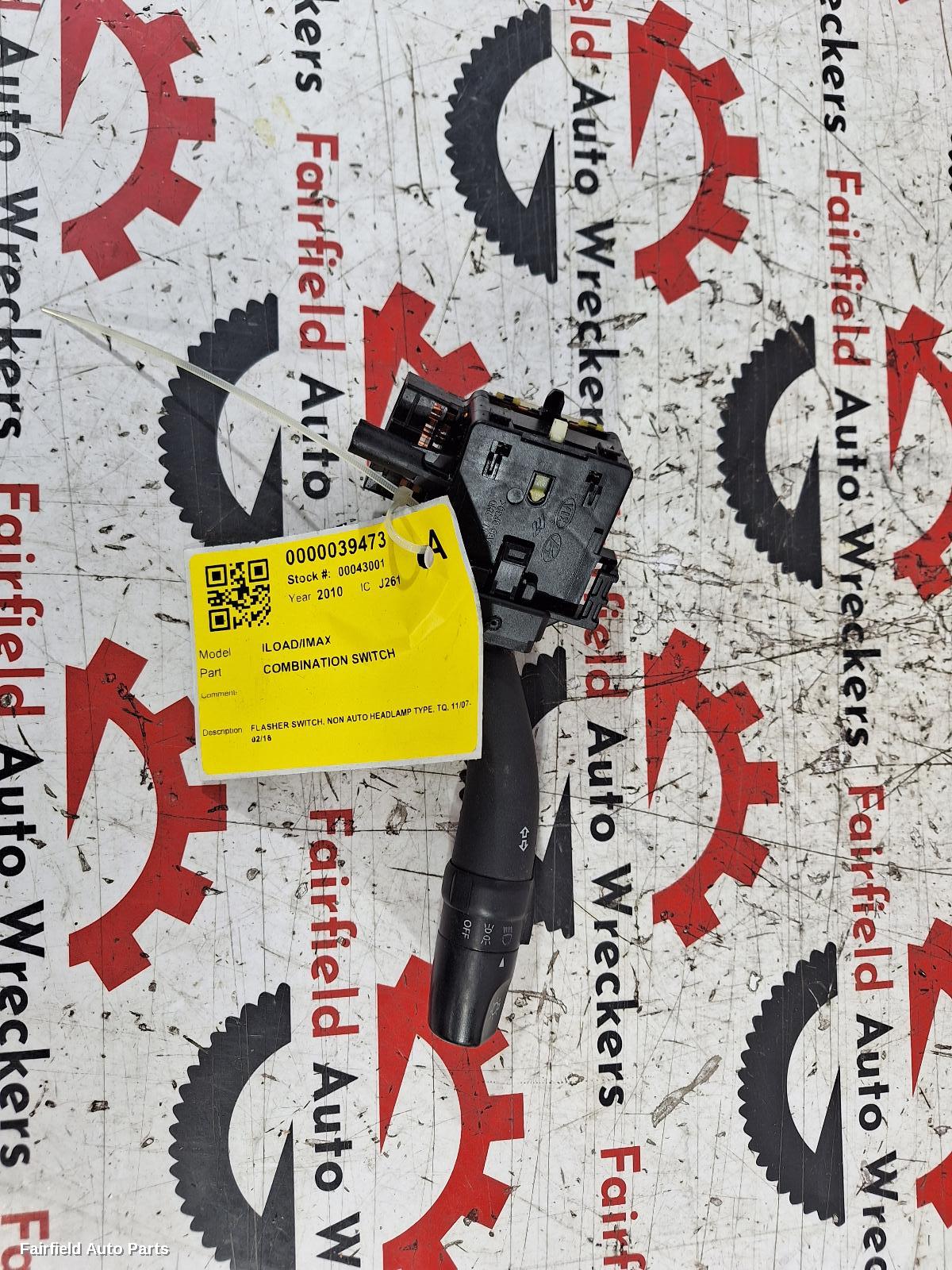 2007-2018 Hyundai Iload/imax Combination Switch