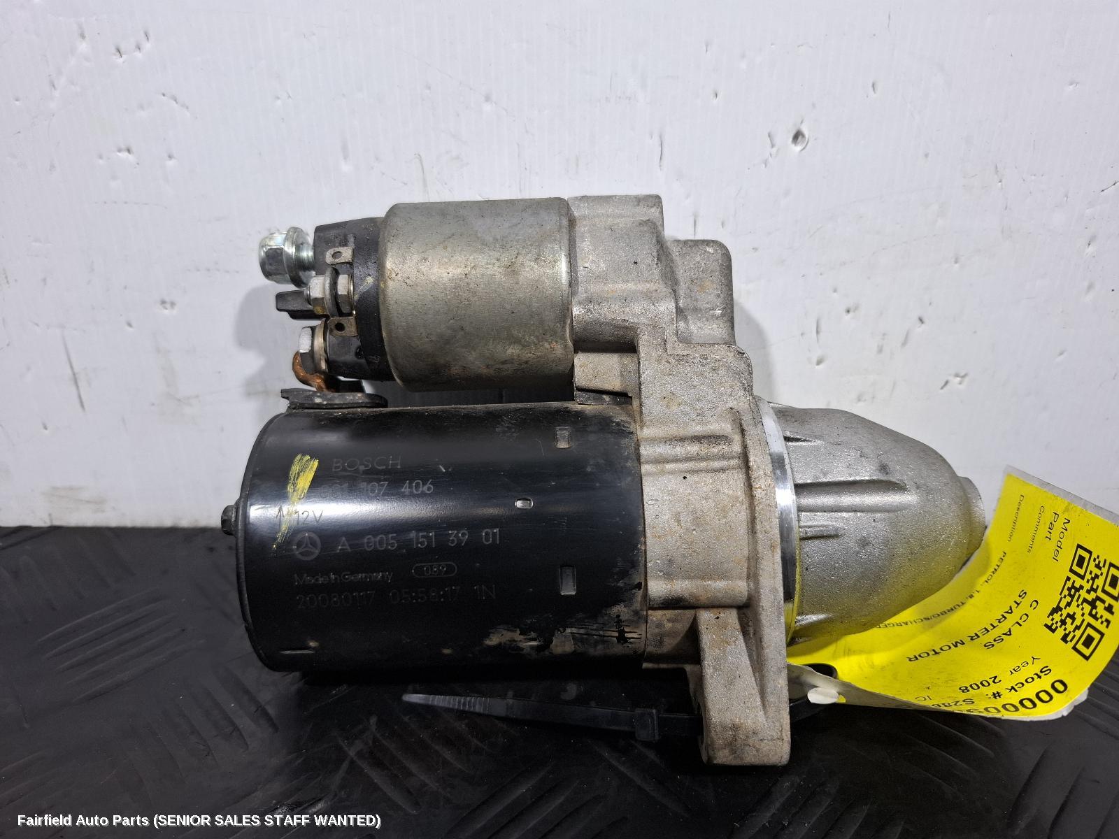 2008 Mercedes C Class Starter