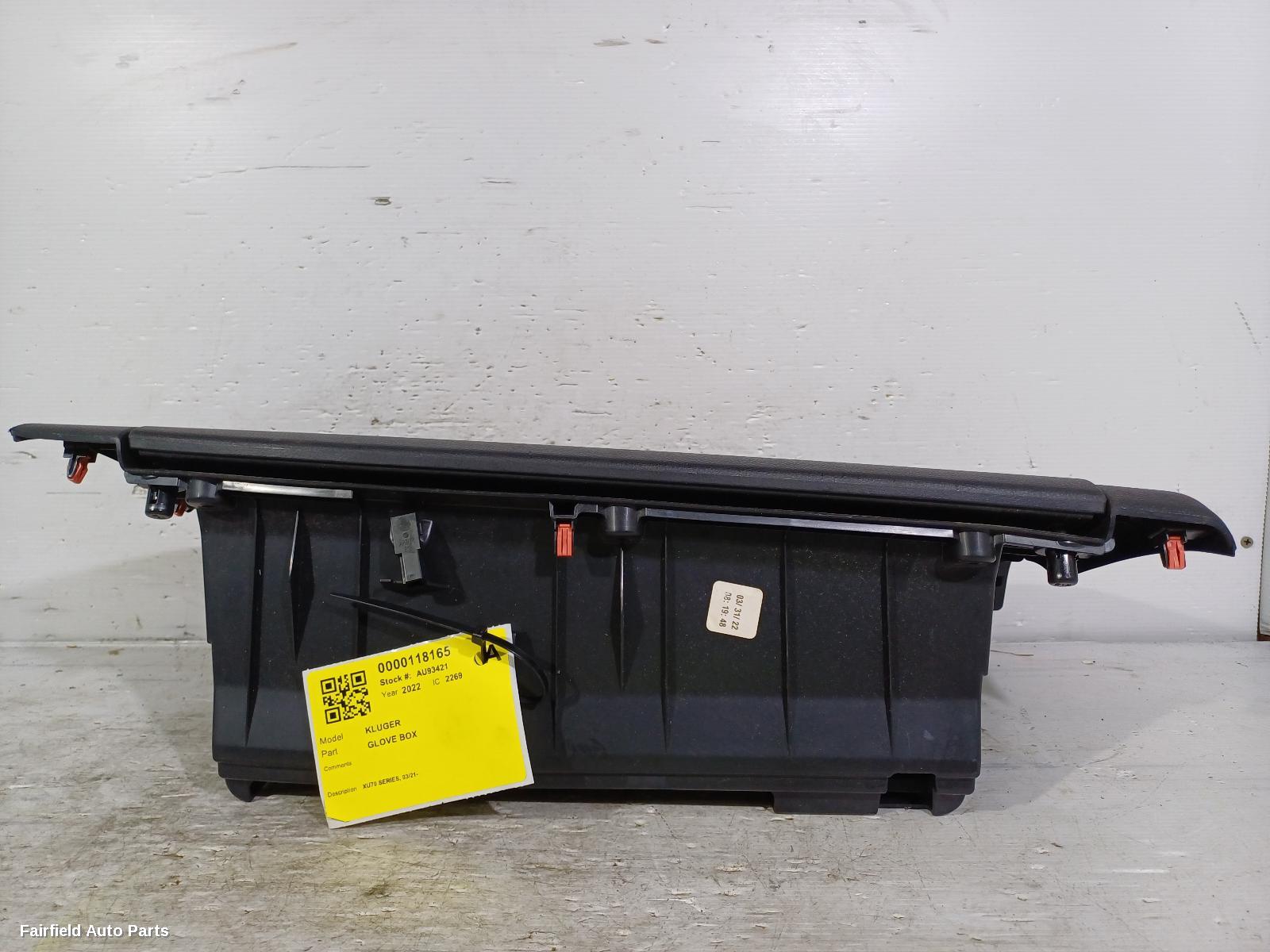 2021-2026 Toyota Kluger Glove Box