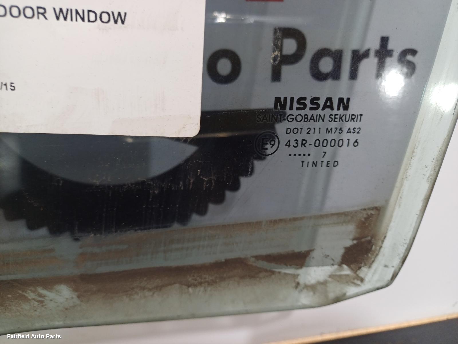 2005-2015 Nissan Navara Left Front Door Window