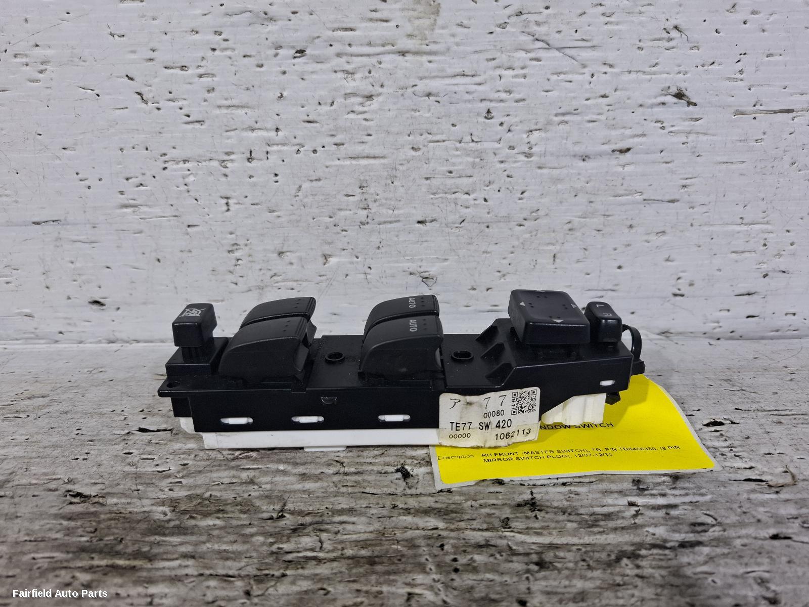 2007-2015 Mazda Cx9 Pwr Dr Wind Switch