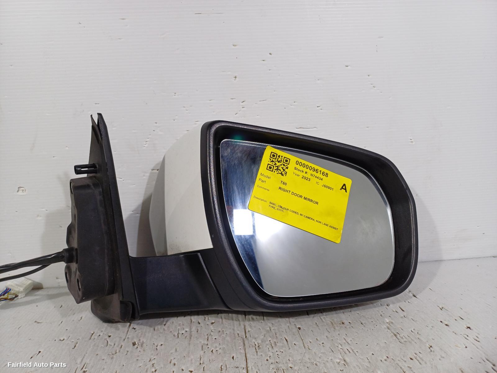 2021-2025 Ldv T60 Right Door Mirror