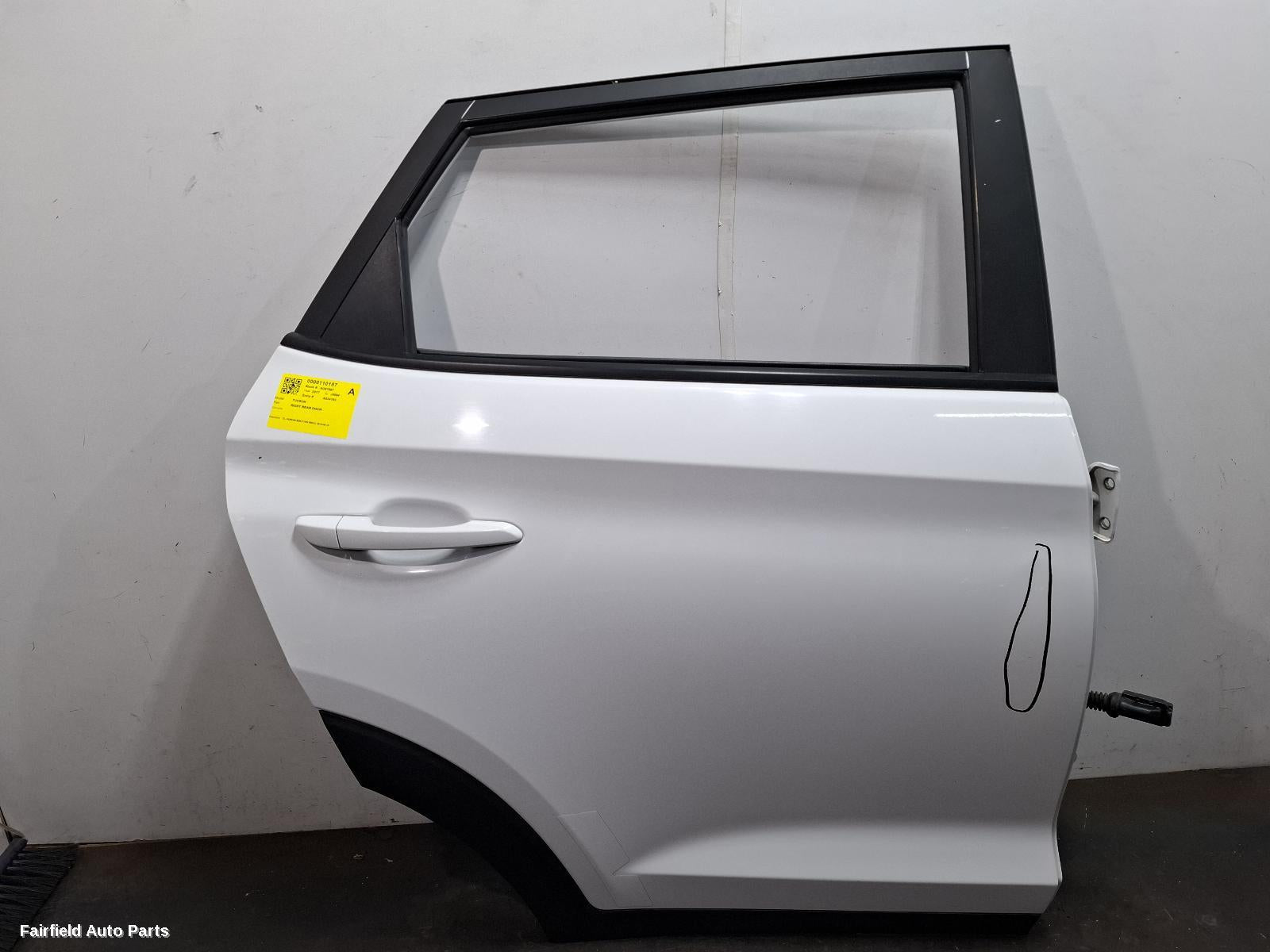 2015-2018 Hyundai Tucson Right Rear Door Sliding