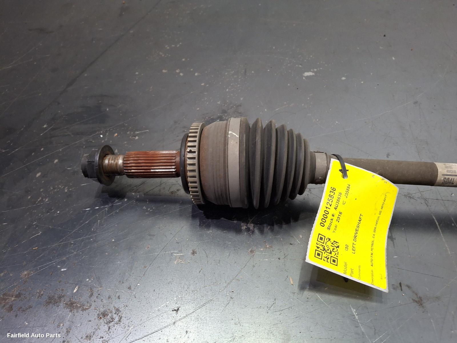 2013-2017 Hyundai I30 Left Driveshaft