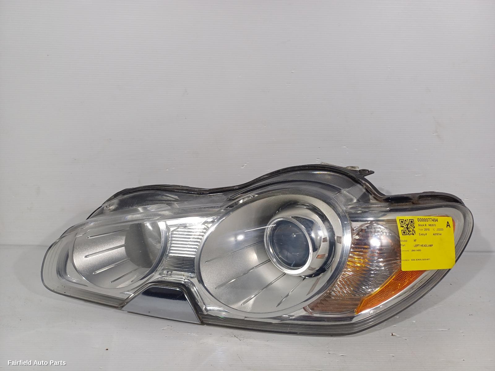 2008-2011 Jaguar Xf Left Headlamp