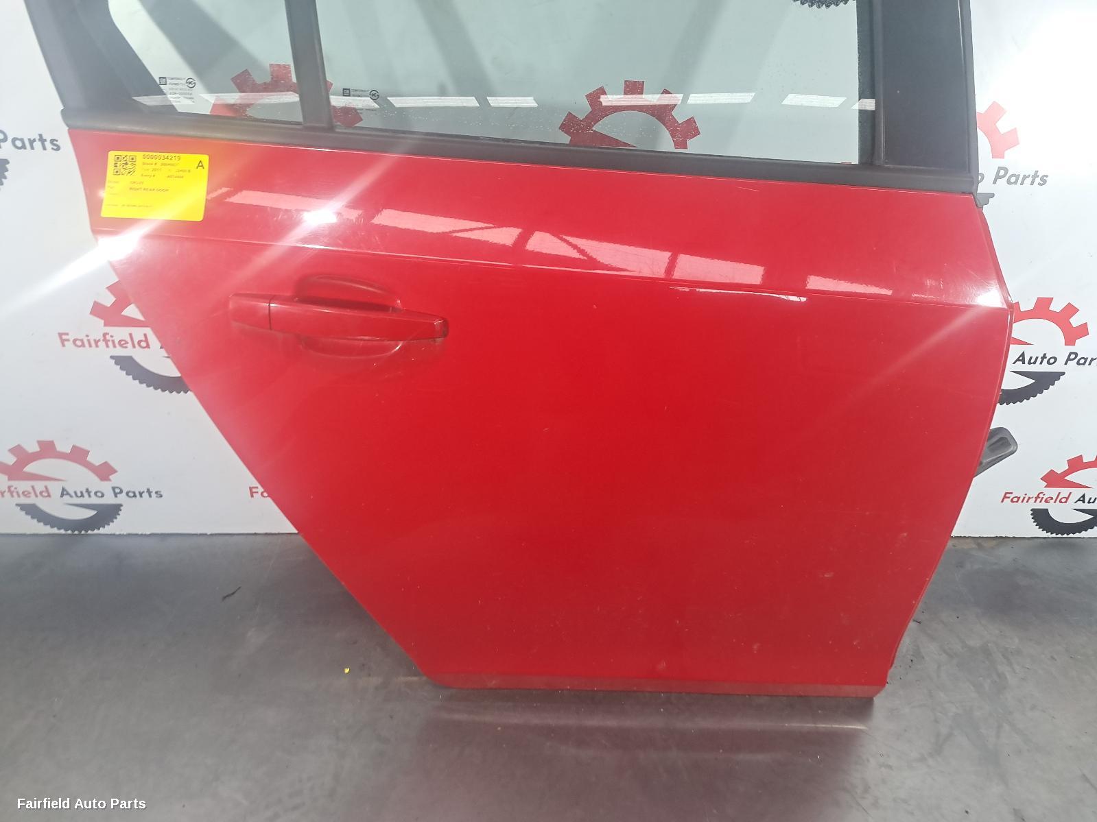 2011 Holden Cruze Right Rear Door Sliding
