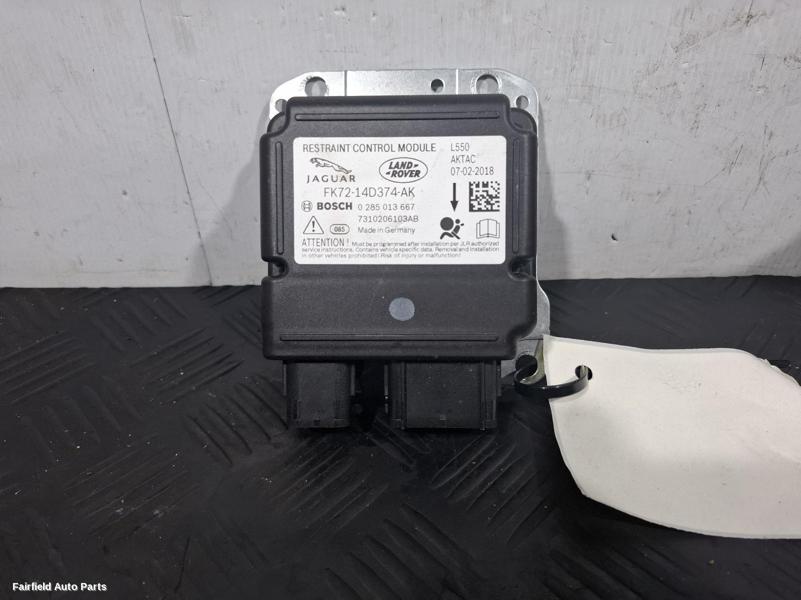 2015-2019 Land Rover Discovery Sport Airbag Module Sensor